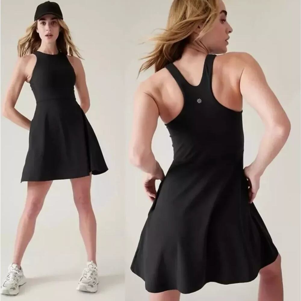 ATHLETA Conscious Dress Powervita - Size Large in Black